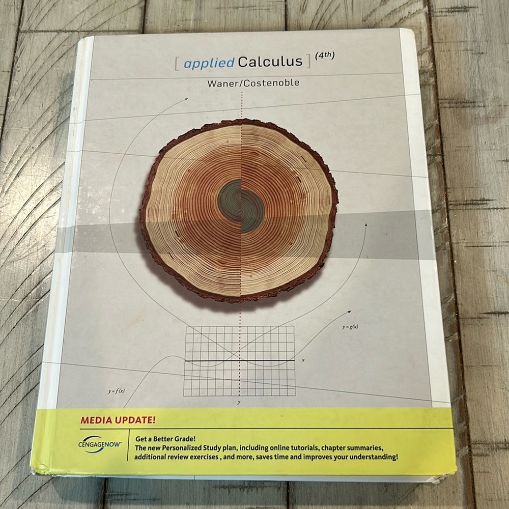 Hardcover Textbook- Applied Calculus 4Th Edition Stefan Waner S. Costenoble